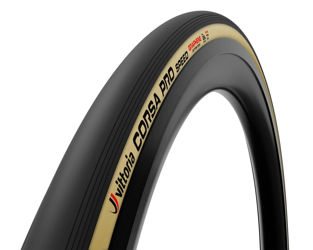 Vittoria Corsa Pro Speed G2.0 Tubeless TT Tire (Tan Wall) (700c) (29mm) (Wide Rim) (Graphene + Silica/Corespun-K)